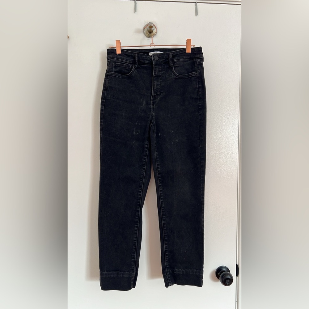 Nine West Women's Straight Leg Black Jeans